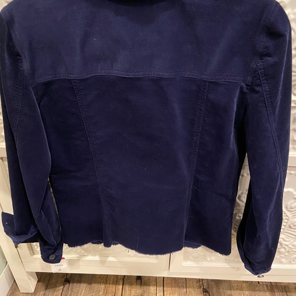 Elliot Lauren fine corduroy Navy jacket size 8 - Picture 3 of 8